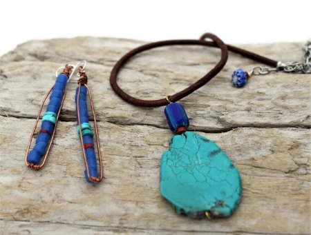 Custom Necklace & Earrings