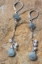 Aquamarine Pearl Sterling Earrings