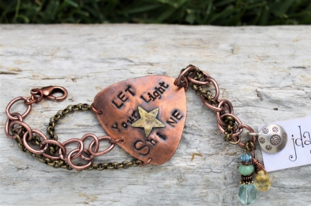 Let Your Light Shine- Triangle Bracelet