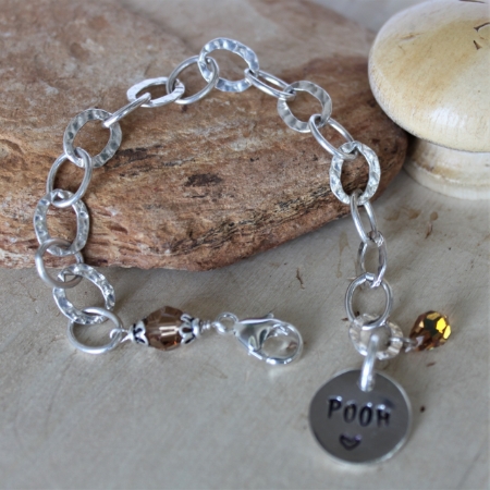 Memorial Bracelet - Sterling & Swarovski Crystal