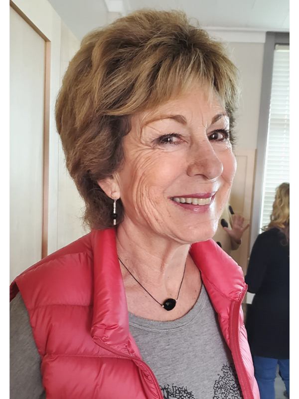 black jewelry with a warm vest