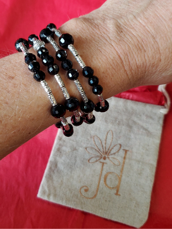 dazzling bracelets on wrist for holiday or gift giving